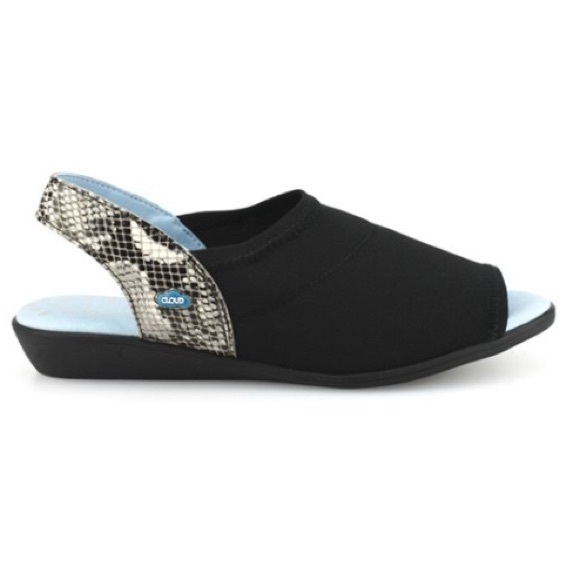 Cloud Footwear Piton Boa Cuteness Leather Sandal Women Size 36 EU - Picture 3 of 4